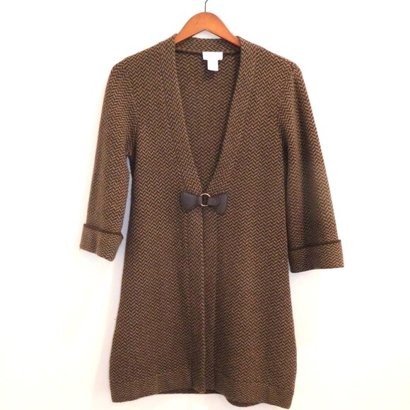 Herringbone Sweater Jacket - Picture 2 of 4